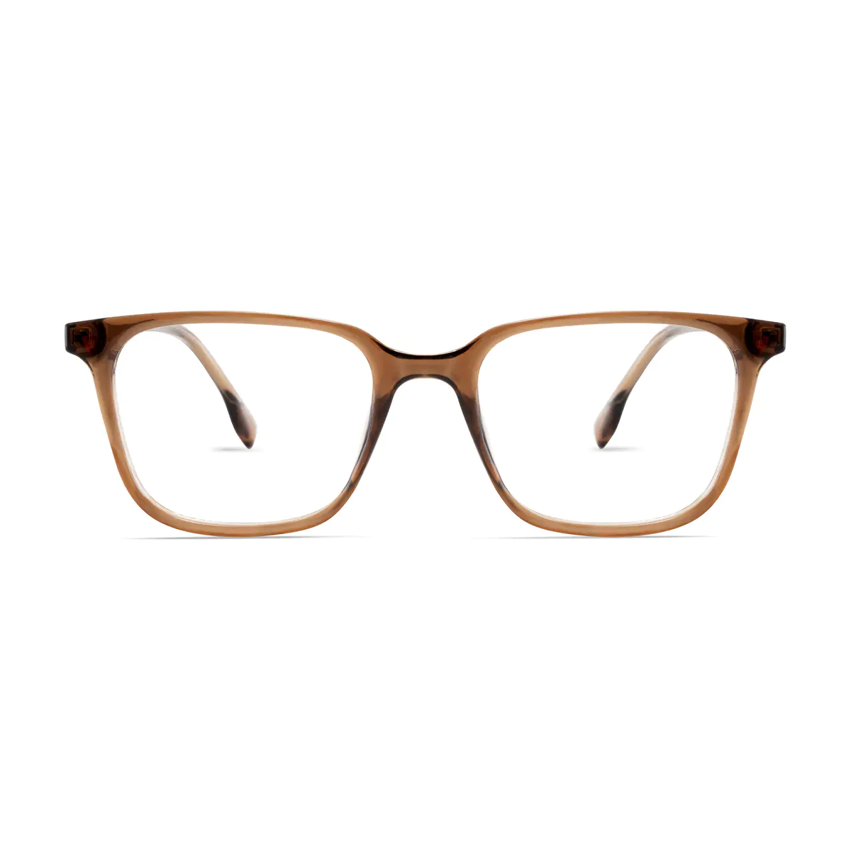 Square Brown Eyeglasses