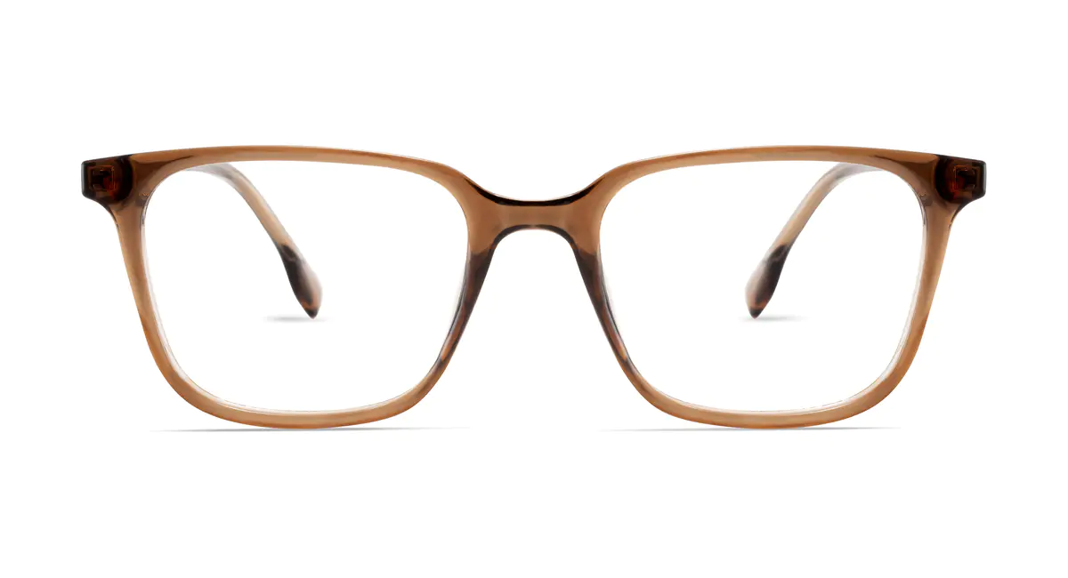 Square Brown Eyeglasses