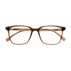Square Brown Eyeglasses