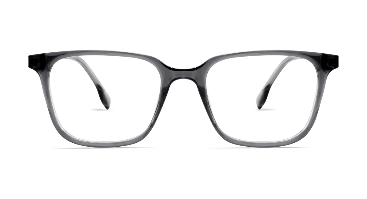 Square Gray Eyeglasses