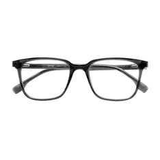 Square Gray Eyeglasses
