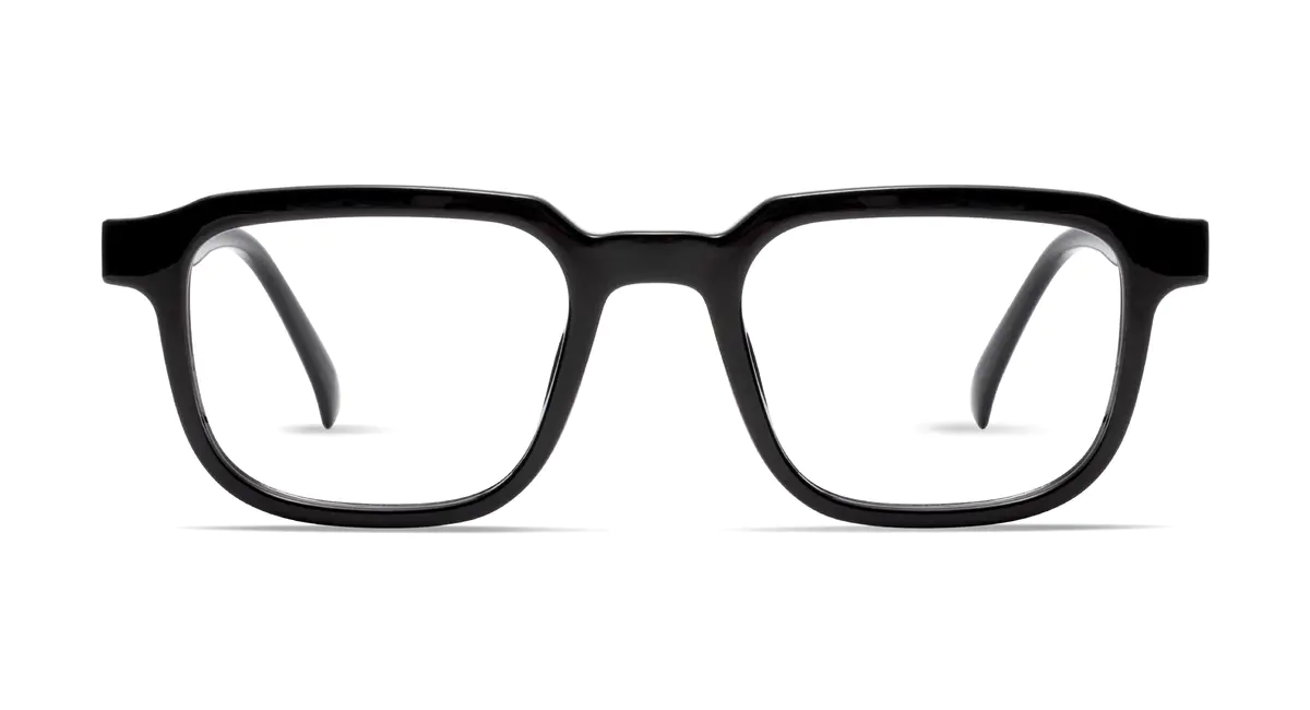 Square Black Eyeglasses