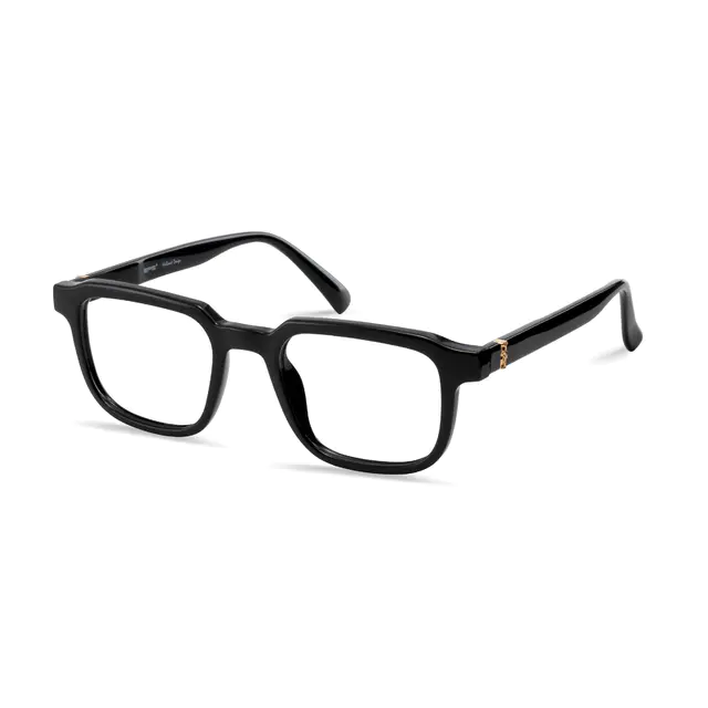 Square Black Eyeglasses