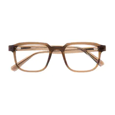 Square Brown Eyeglasses