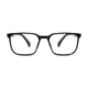 Square Black Eyeglasses
