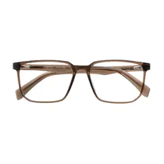 Square Brown Eyeglasses