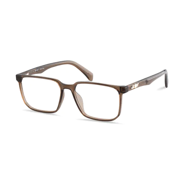 Square Brown Eyeglasses