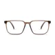 Square Brown Eyeglasses