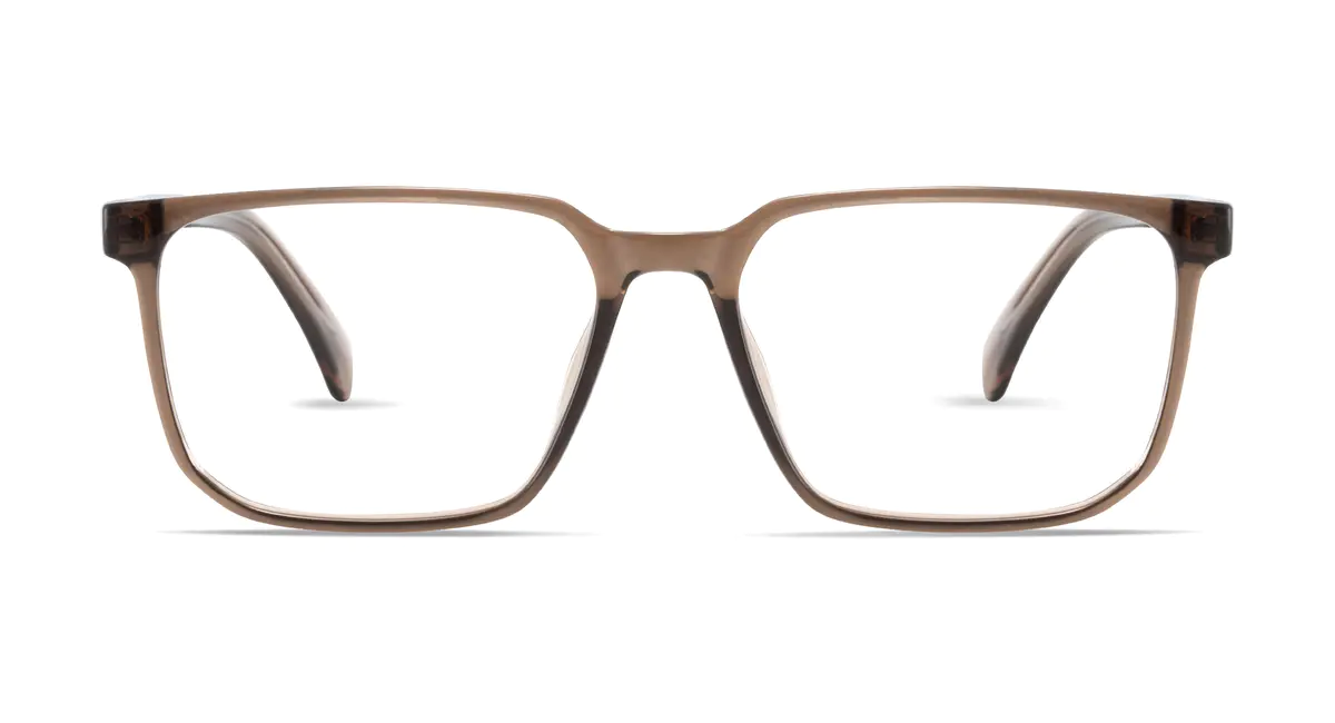 Square Brown Eyeglasses