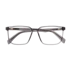 Square Gray Eyeglasses