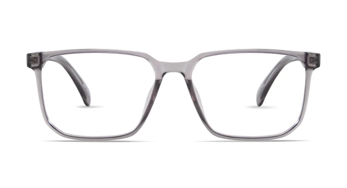 Square Gray Eyeglasses