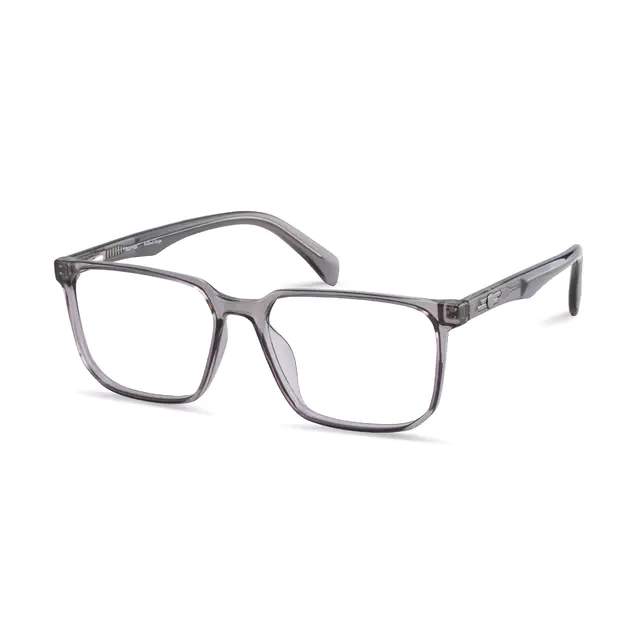 Square Gray Eyeglasses