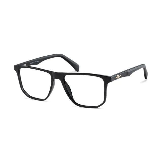 Square Black Eyeglasses