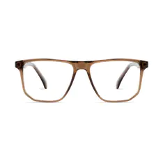 Square Brown Eyeglasses