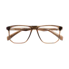 Square Brown Eyeglasses