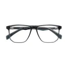 Square Gray Eyeglasses