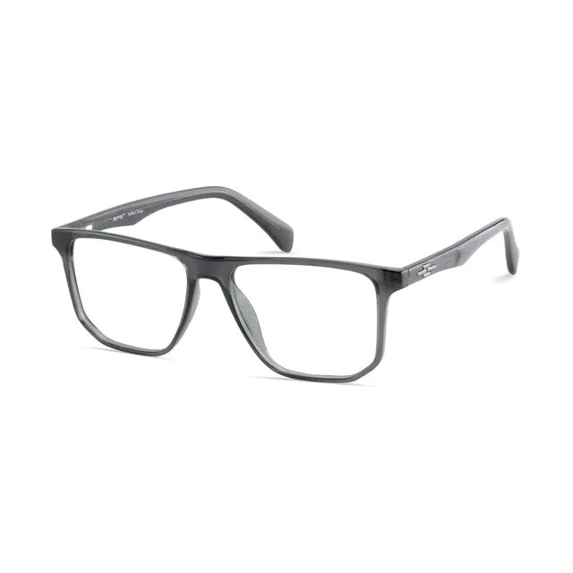 Square Gray Eyeglasses