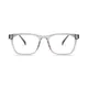 Square Gray Eyeglasses