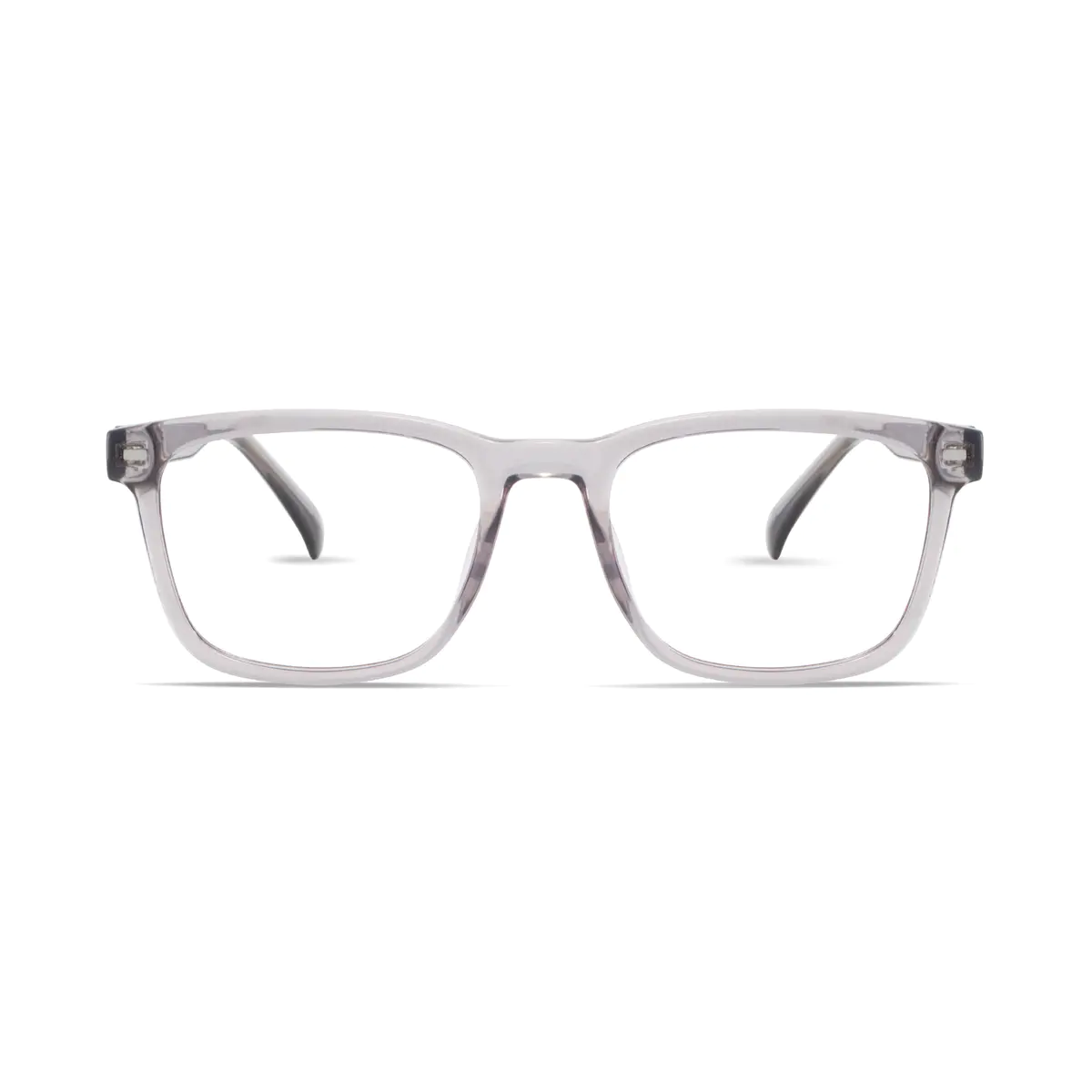 Square Gray Eyeglasses