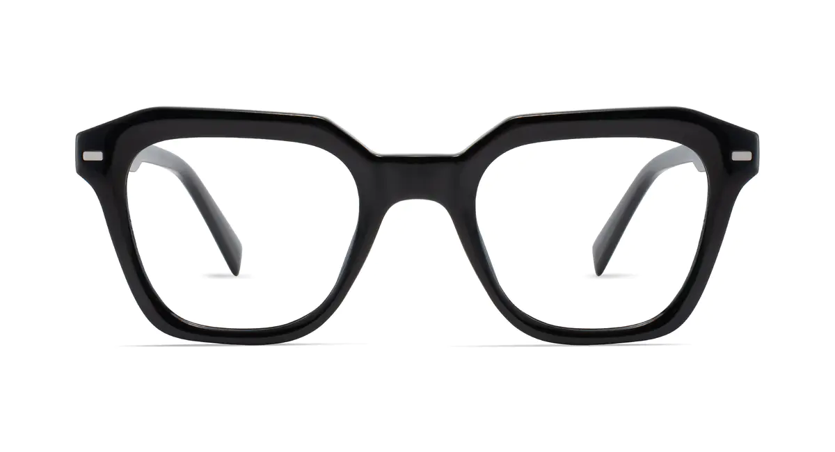 Square Black Eyeglasses