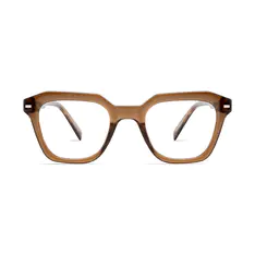 Square Brown Eyeglasses