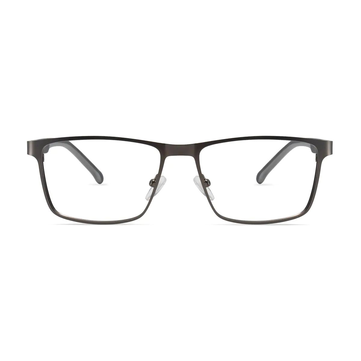 Rectangle Gray Eyeglasses