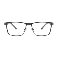 Rectangle Gray Eyeglasses
