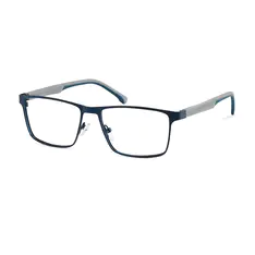 Rectangle Blue Eyeglasses