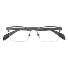 Rectangle Gray Eyeglasses