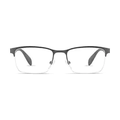 Rectangle Gray Eyeglasses