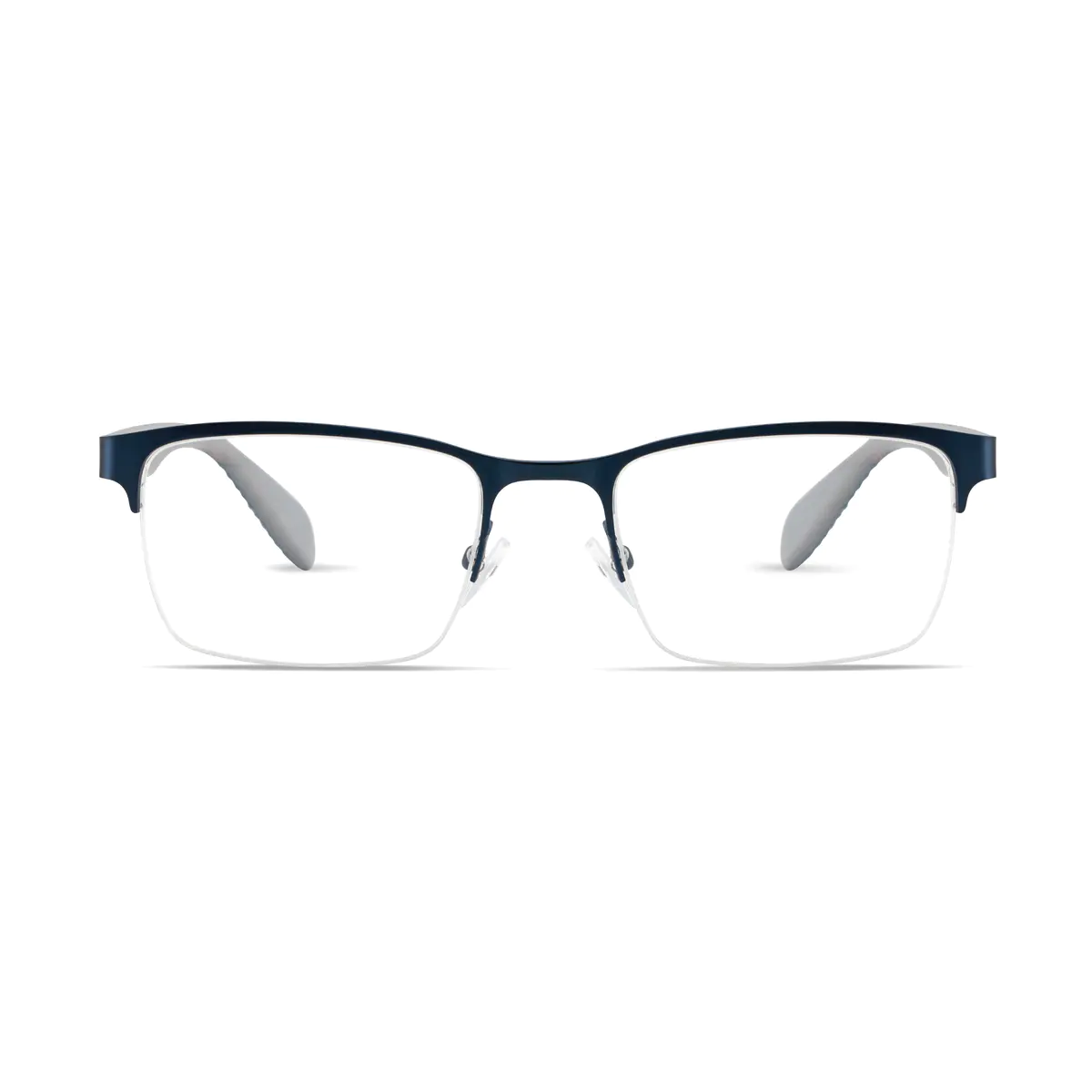 Rectangle Blue Eyeglasses