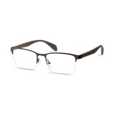 Rectangle Brown Eyeglasses