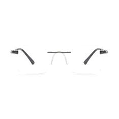 Rectangle Silver Eyeglasses