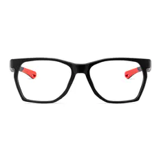 Square Black Sport Eyeglasses