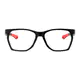 Square Black Sport Eyeglasses