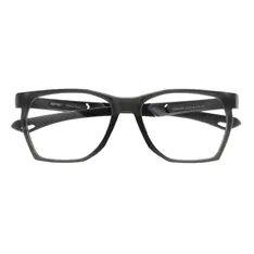 Square Transparent Gray Sport Eyeglasses