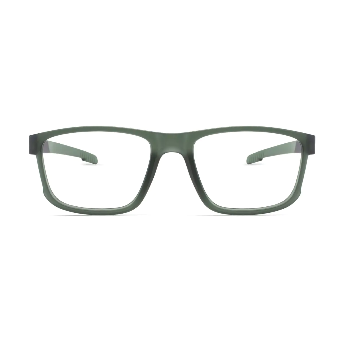 Rectangle Green Sport Eyeglasses