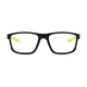 Rectangle Black Sport Eyeglasses