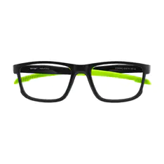 Rectangle Black Sport Eyeglasses