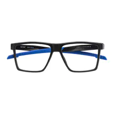 Rectangle Blue Sport Eyeglasses