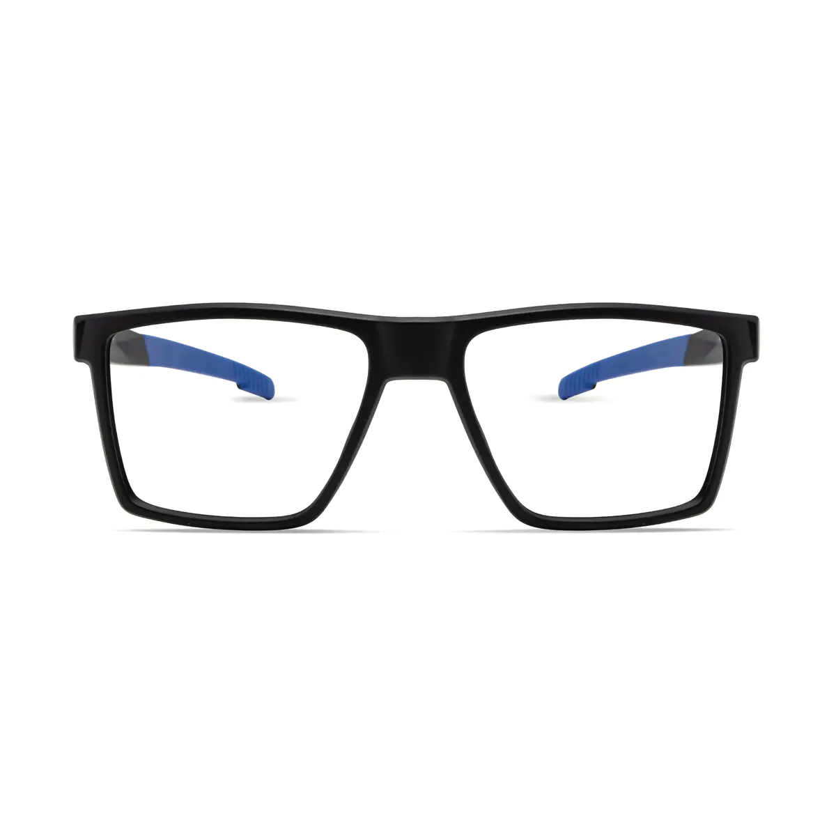 Rectangle Blue Sport Eyeglasses