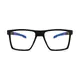 Rectangle Blue Sport Eyeglasses