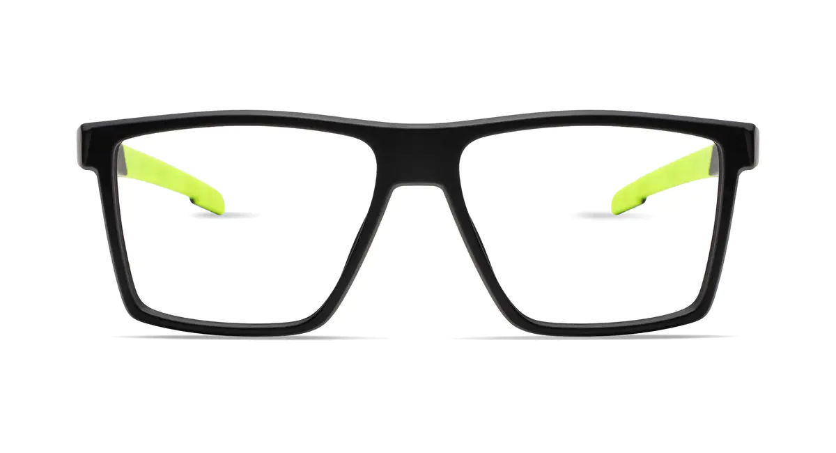 Rectangle Green Sport Eyeglasses