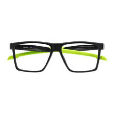 Rectangle Green Sport Eyeglasses
