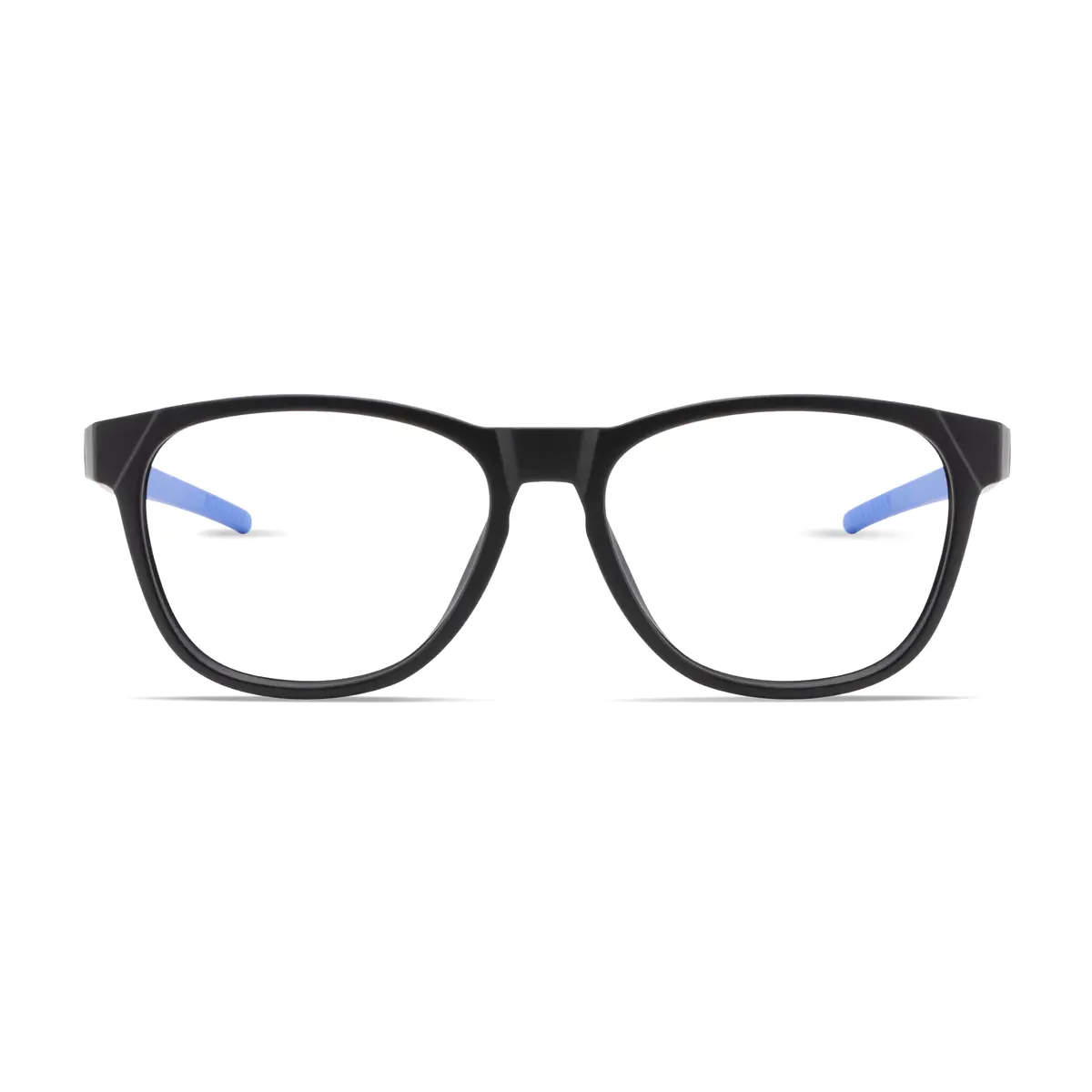 Oval Black Sport Eyeglasses