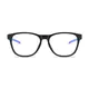 Oval Black Sport Eyeglasses