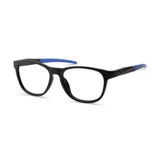 Oval Black Sport Eyeglasses