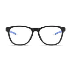 Oval Black Sport Eyeglasses