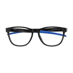 Oval Black Sport Eyeglasses