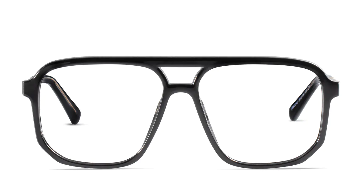 Aviator Black Eyeglasses